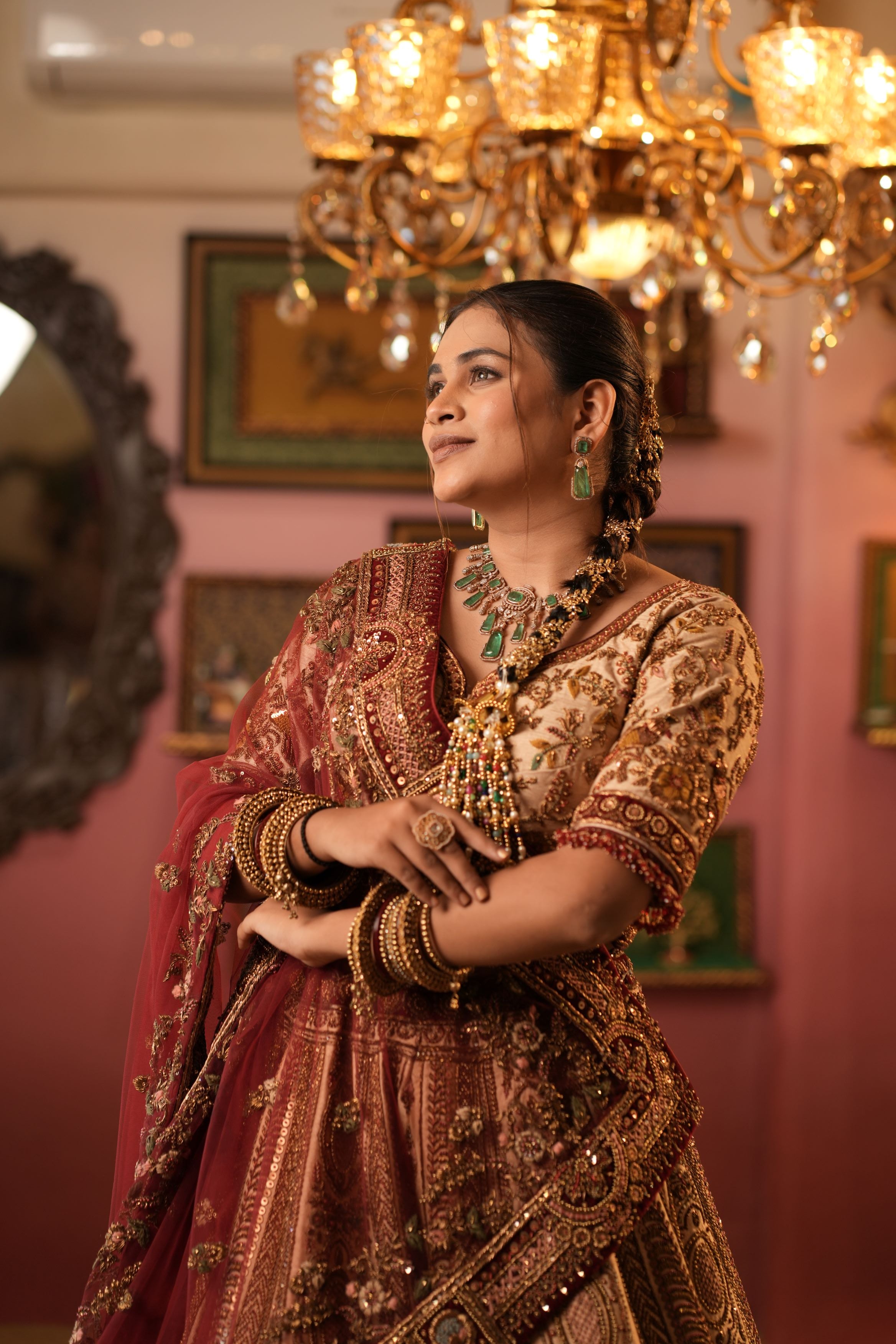 Royal Antique Handwork Lehenga
