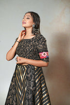 Black Golden Lehenga