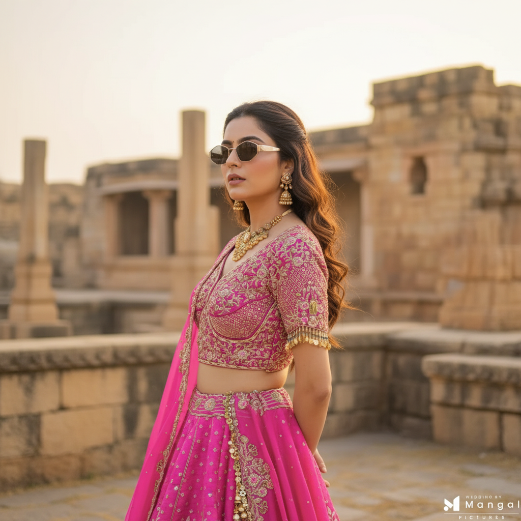 Pink Banarasi