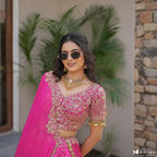 Pink Banarasi