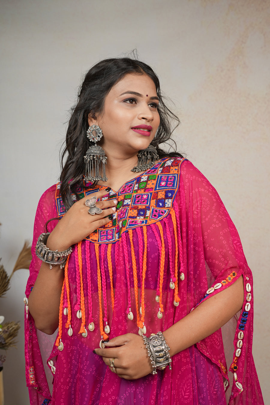 Blue and Pink Kaftan