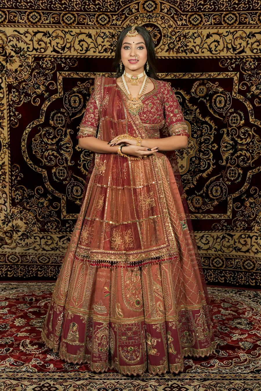 Saptpadi Lehenga Set