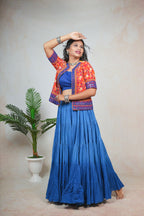 Blue and Red Mirror Jacket