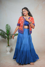Blue and Red Mirror Jacket