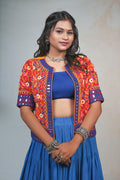 Blue and Red Mirror Jacket