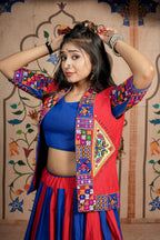 Red Blue Kachi Work Jacket