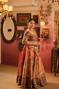 Royal Peacock & Lotus Story Lehenga