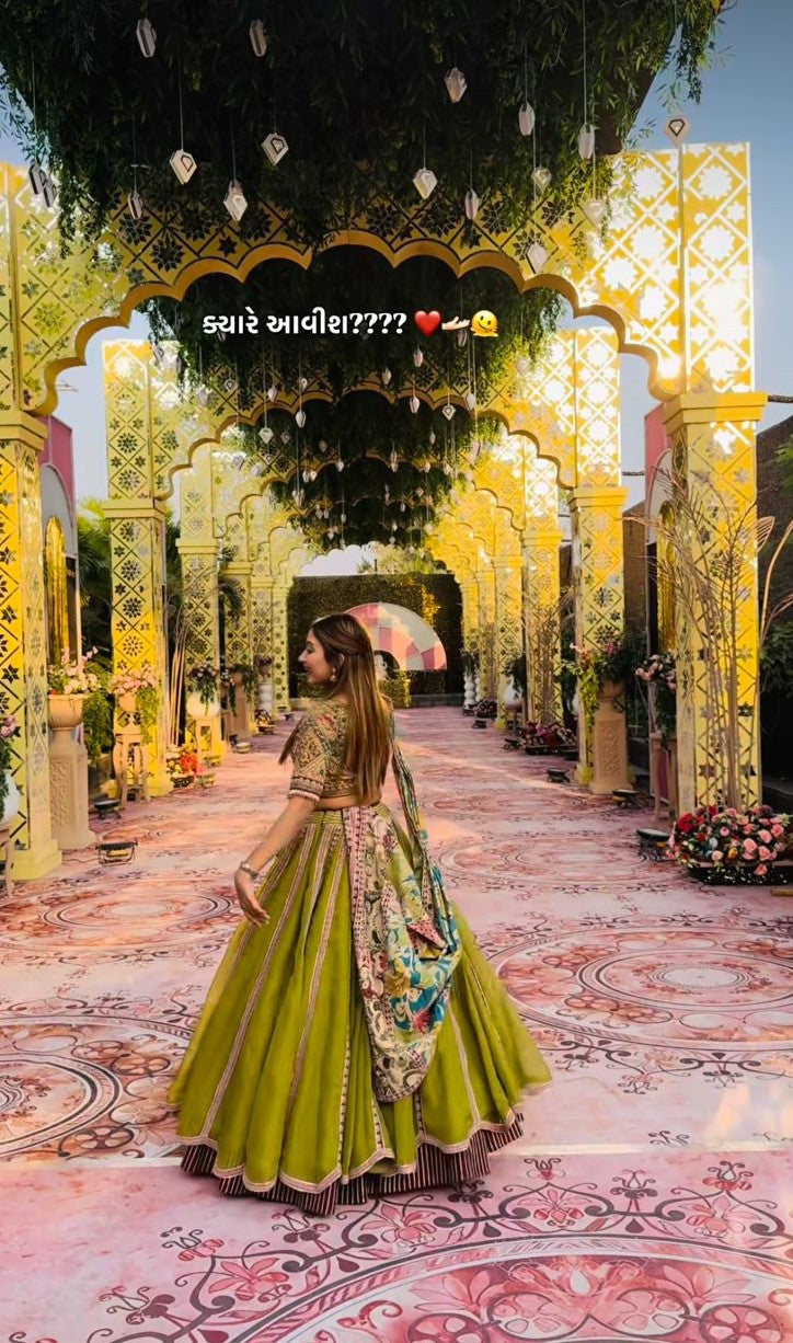 Kalmkari Lengha