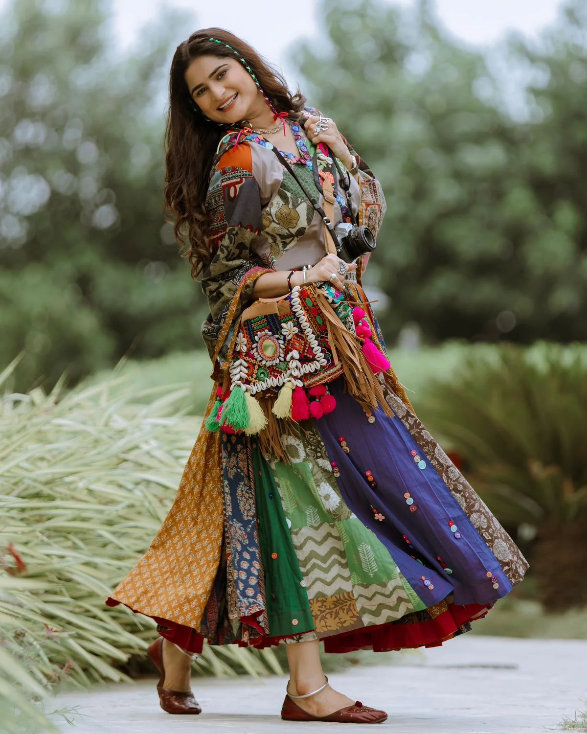 Multi color lehenga Navratri