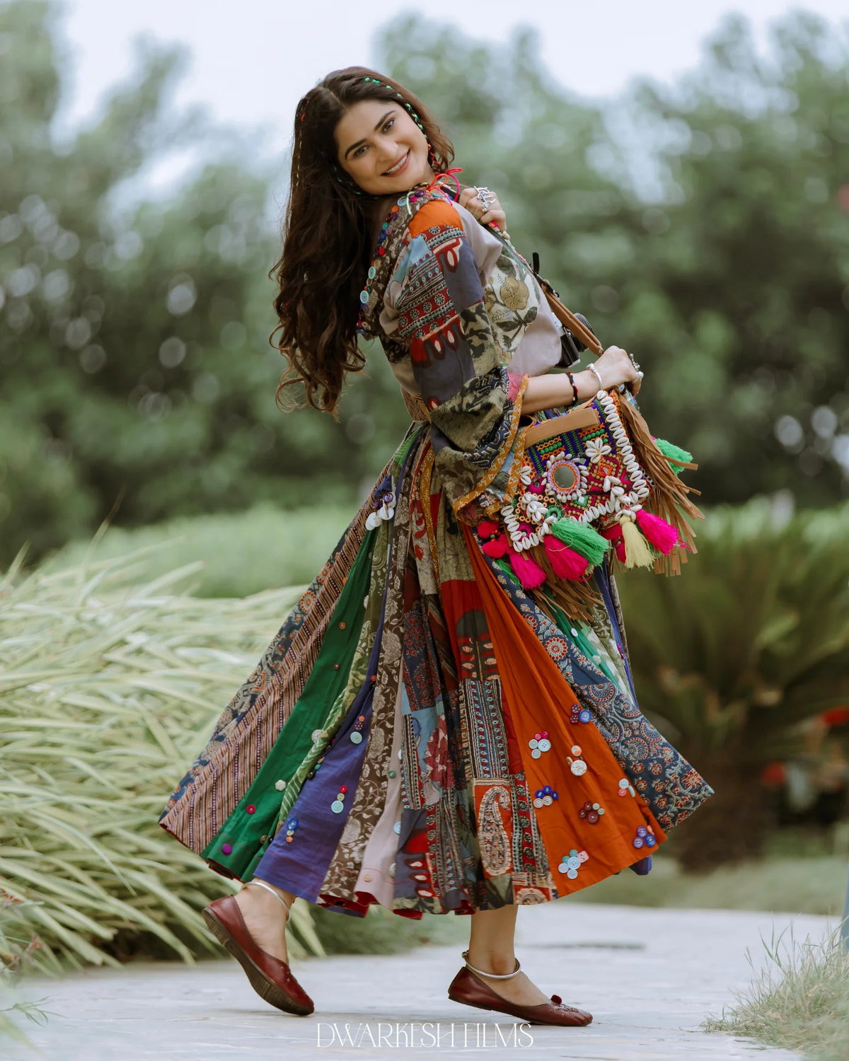 Multi color lehenga Navratri