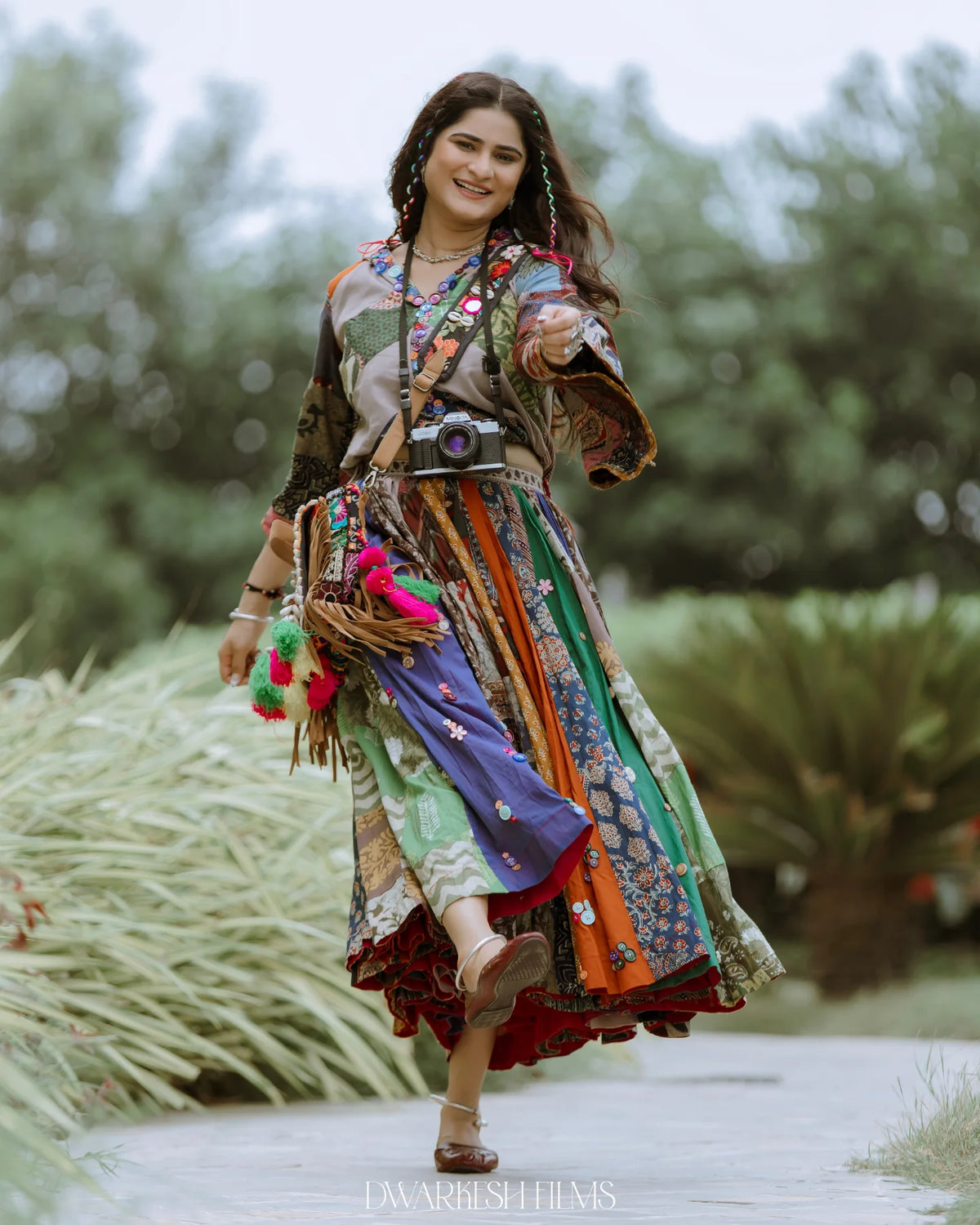 Multi color lehenga Navratri