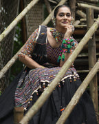Black Sparrow lehenga
