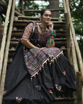 Black Sparrow lehenga