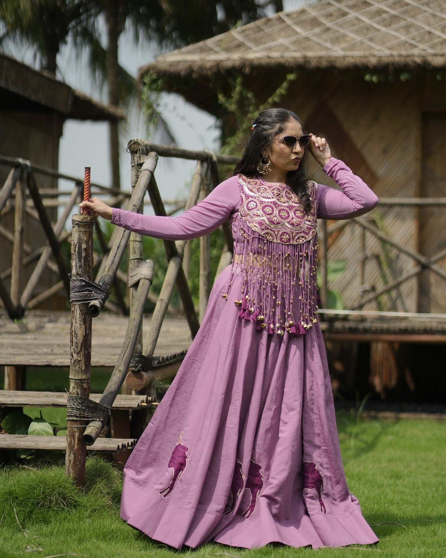 Purple Lehenga