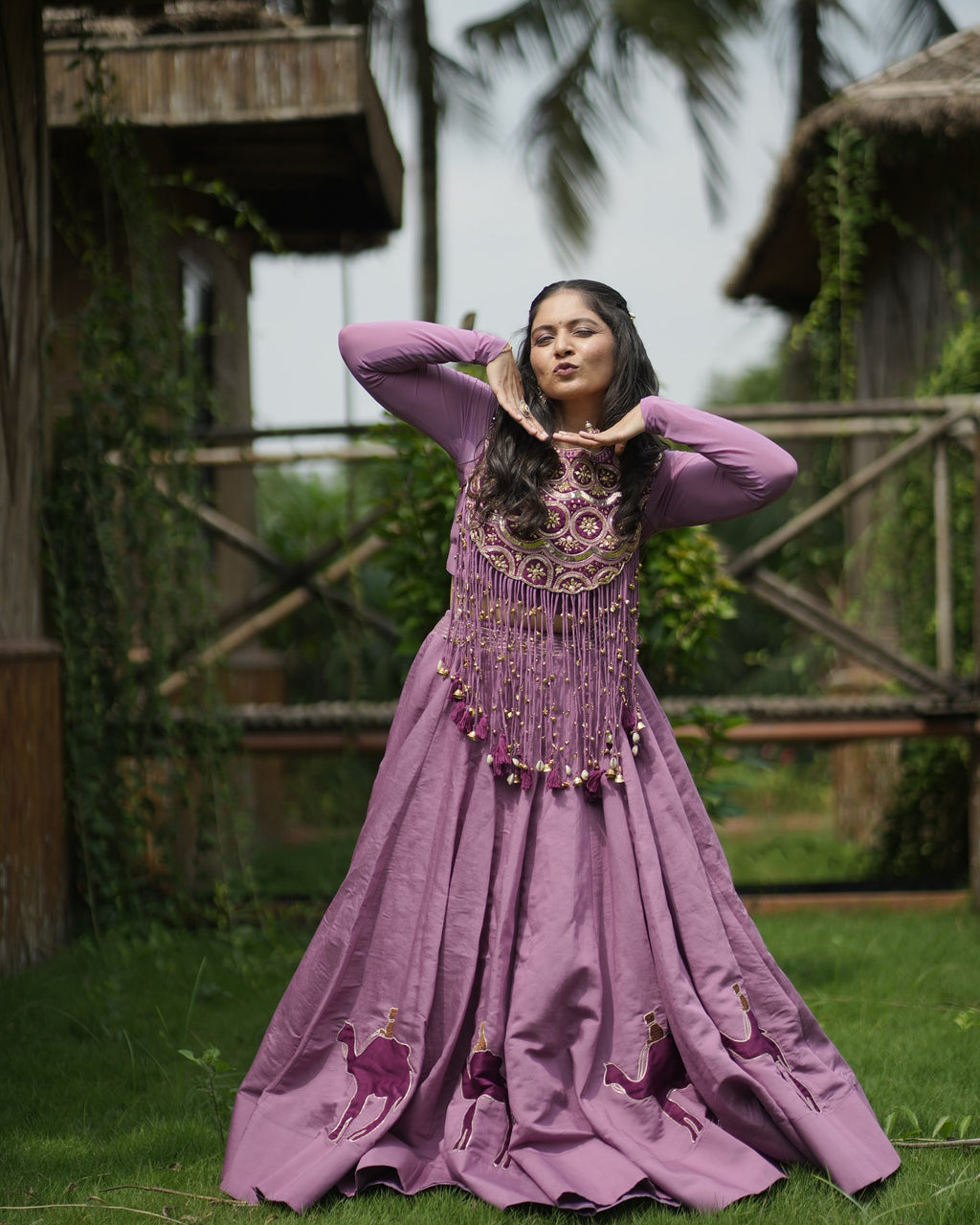 Purple Lehenga
