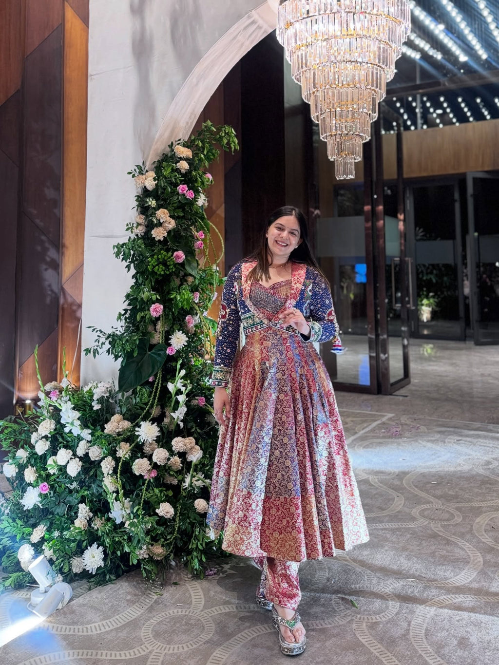 Jamiyavaram Anarkali Suit with Jacket