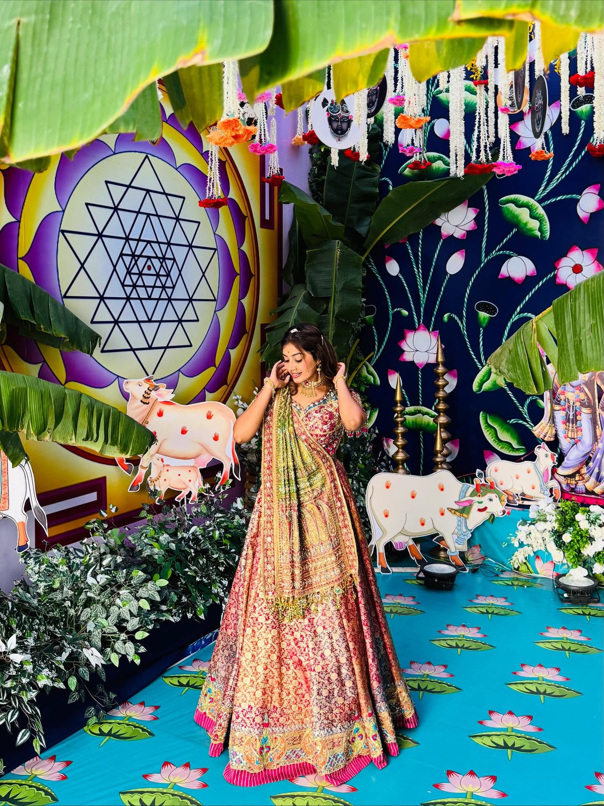 Jamyavaram Silk Lengha