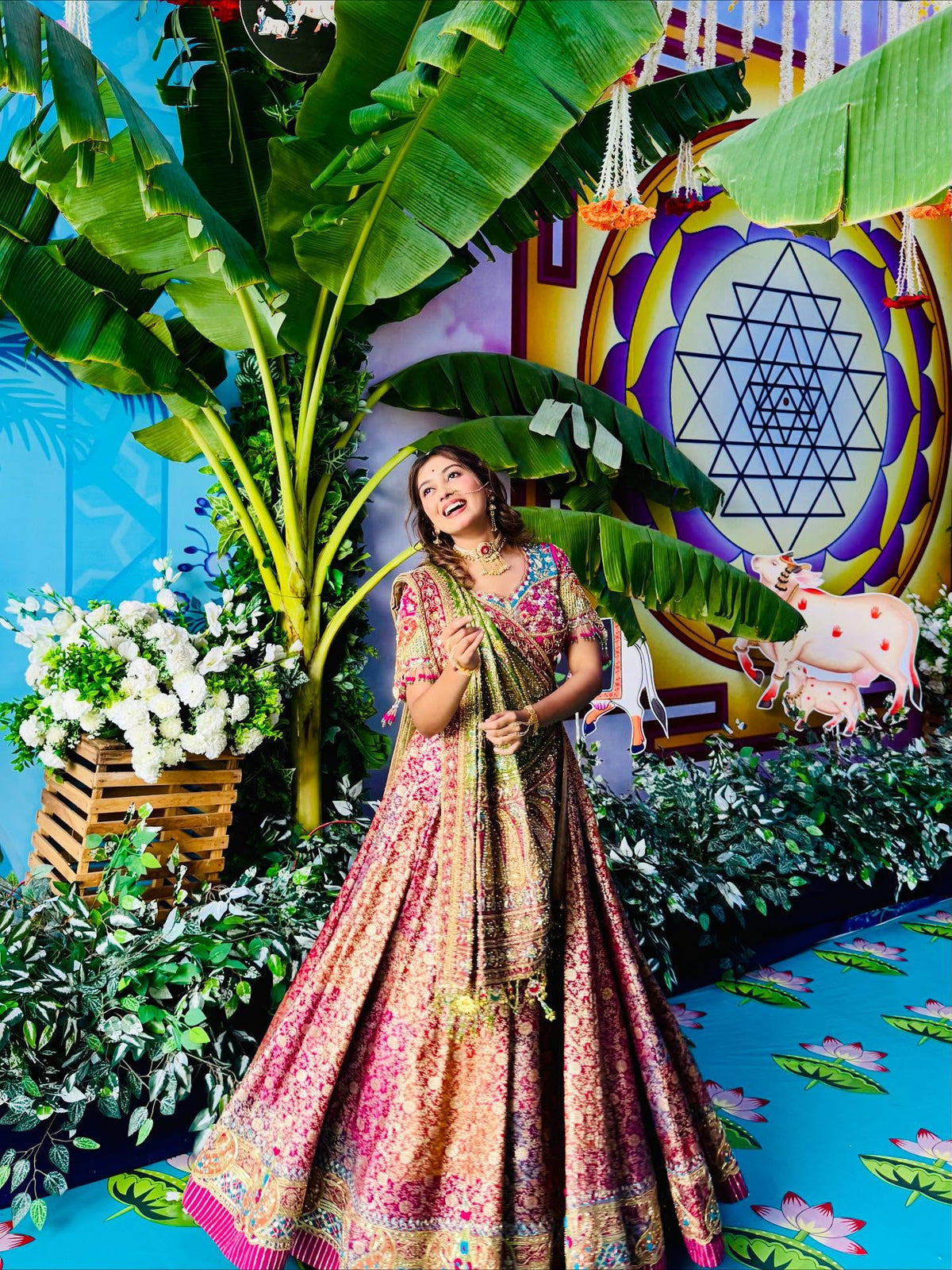 Jamyavaram Silk Lengha