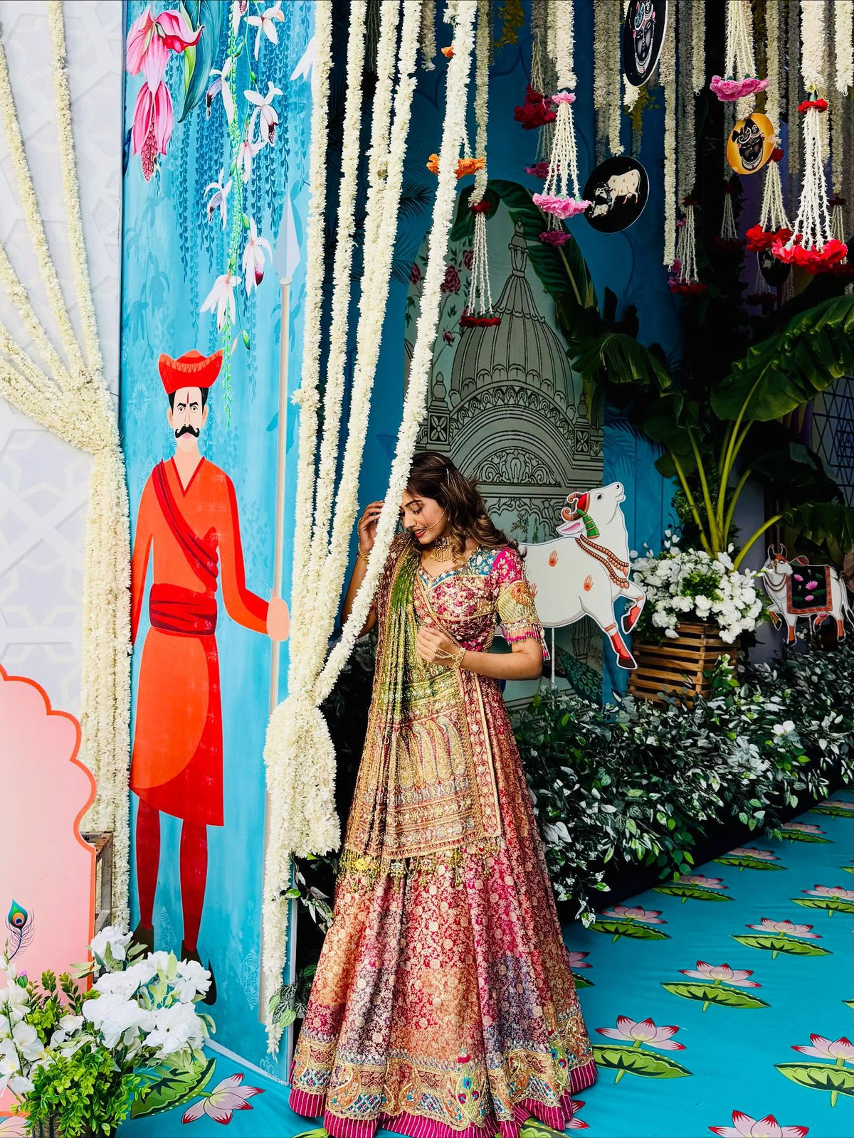 Jamyavaram Silk Lengha