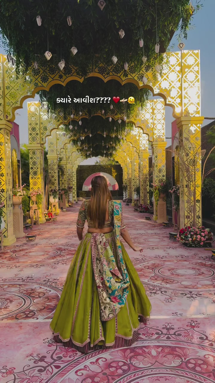 Kalmkari Lengha